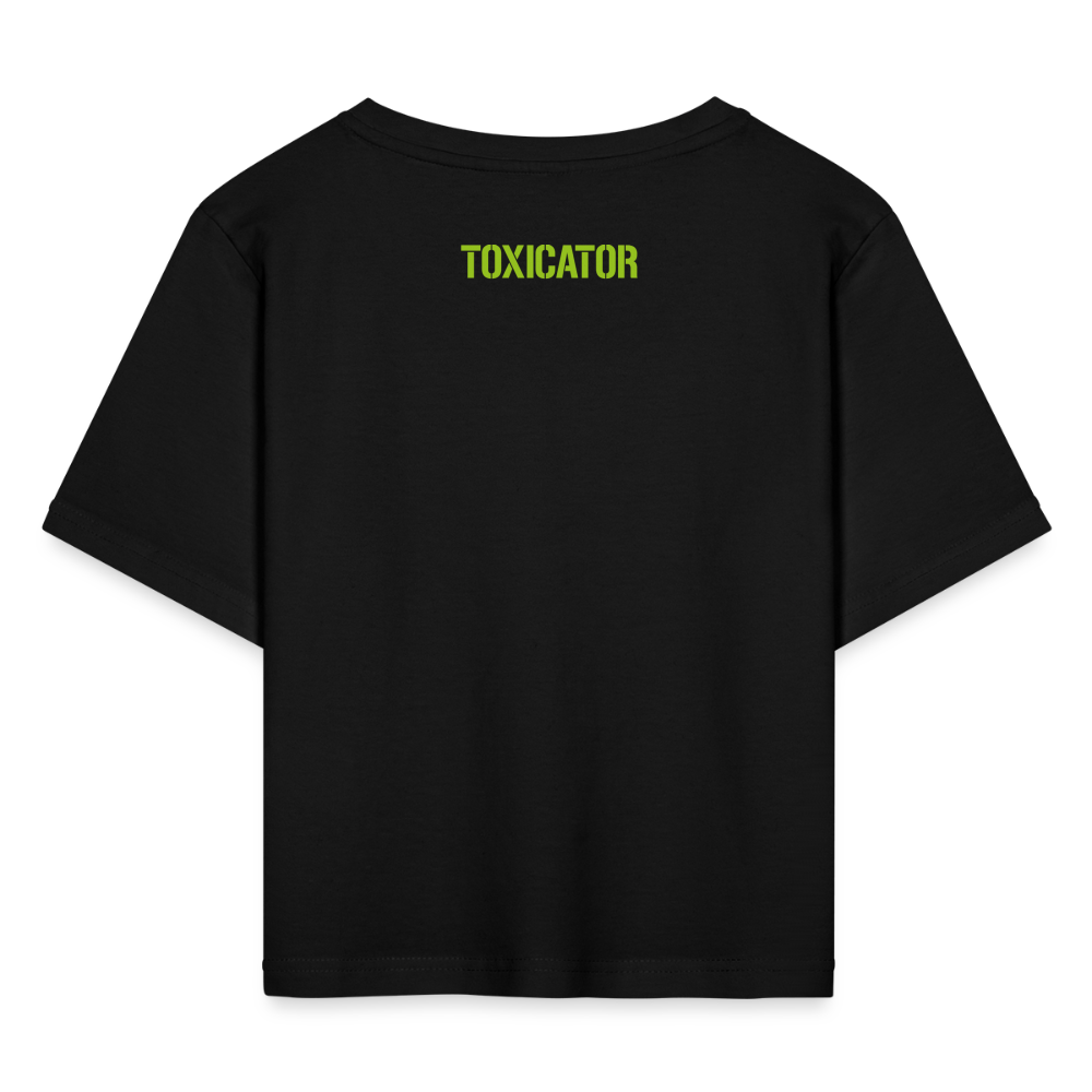 Classic TOXICATOR - Cropped T-Shirt - Schwarz