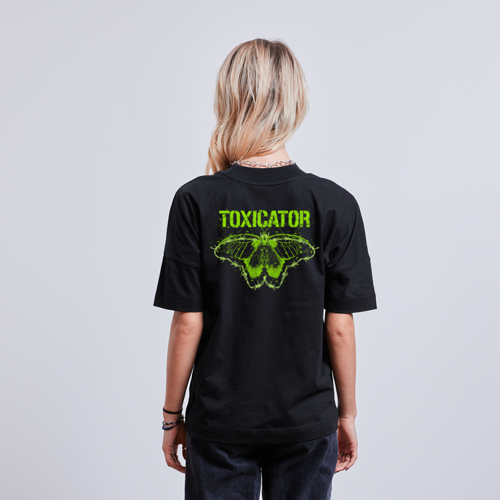 Green Wire - Unisex Organic Oversize T-Shirt - Schwarz