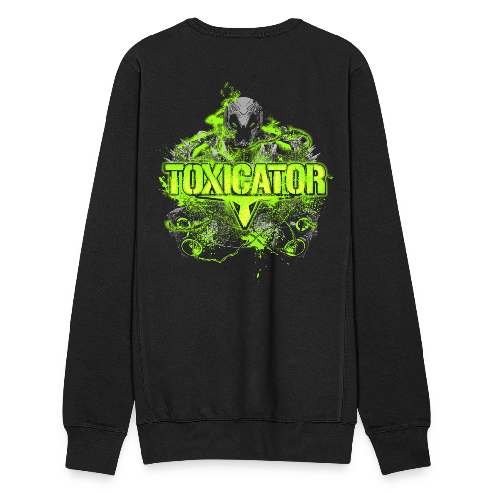 Toxic Robot - Unisex Bio-Sweatshirt - Schwarz