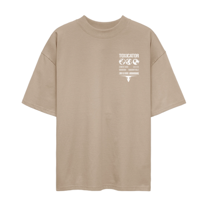 Toxic Creature - Unisex Oversize Organic T-Shirt - Steingrau