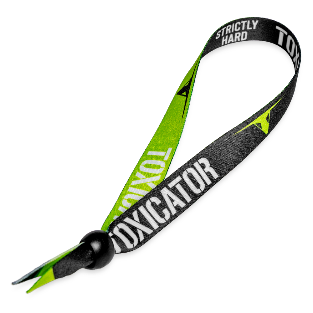 TOXICATOR Festivalbändchen 2025 - Schwarz/Grün