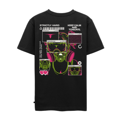 Toxic Raver - Organic Unisex T-Shirt - Schwarz