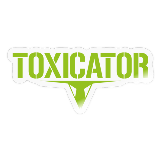 TOXICATOR Sticker - Transparent glänzend