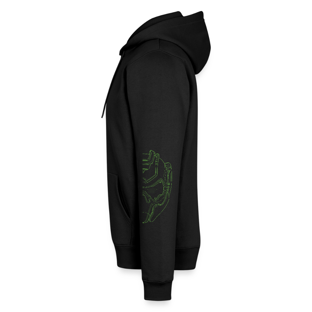 TOXICATOR Mask - Unisex Organic Hoodie - Schwarz
