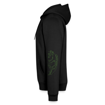 TOXICATOR Mask - Unisex Organic Hoodie - Schwarz