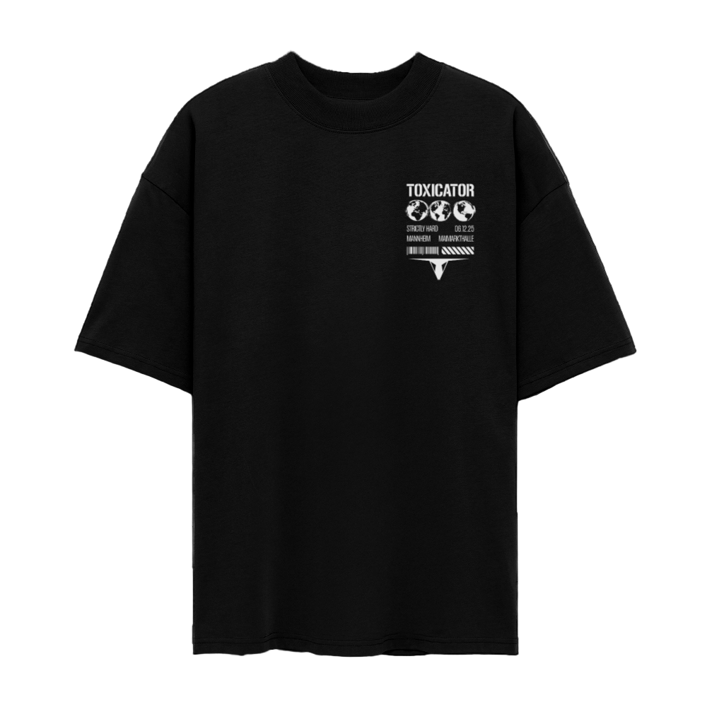 Toxic Creature - Unisex Oversize Organic T-Shirt - Schwarz