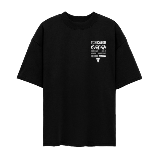 Toxic Creature - Unisex Oversize Organic T-Shirt - Schwarz