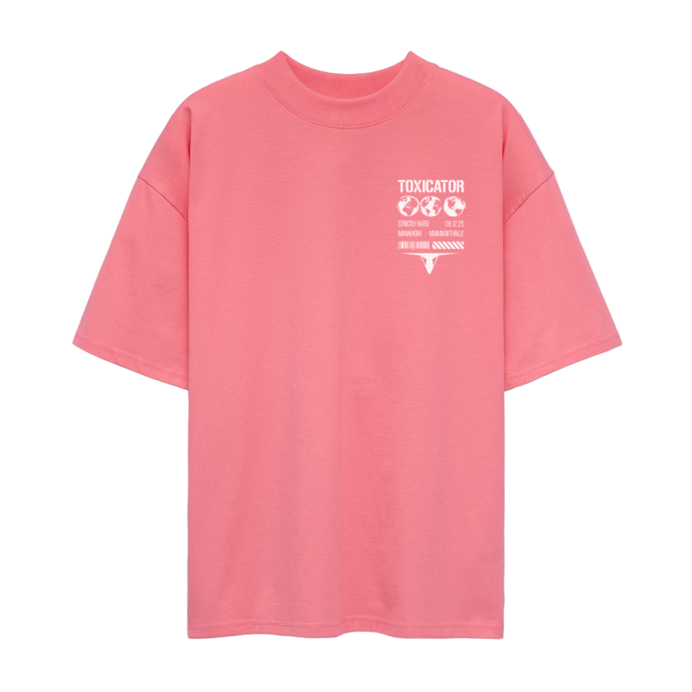 Toxic Creature - Unisex Oversize Organic T-Shirt - Pink 