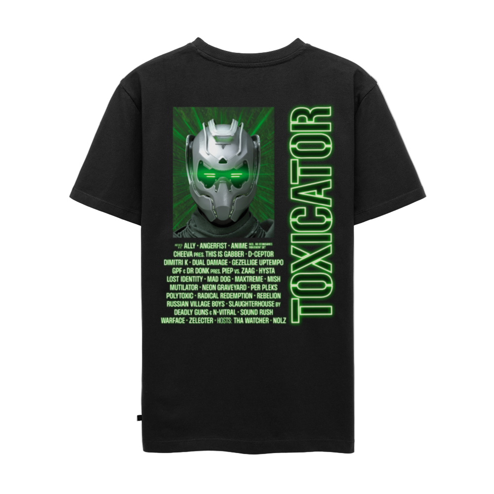 TOXICATOR 2025 Line-up - Unisex Premium T-Shirt - Schwarz