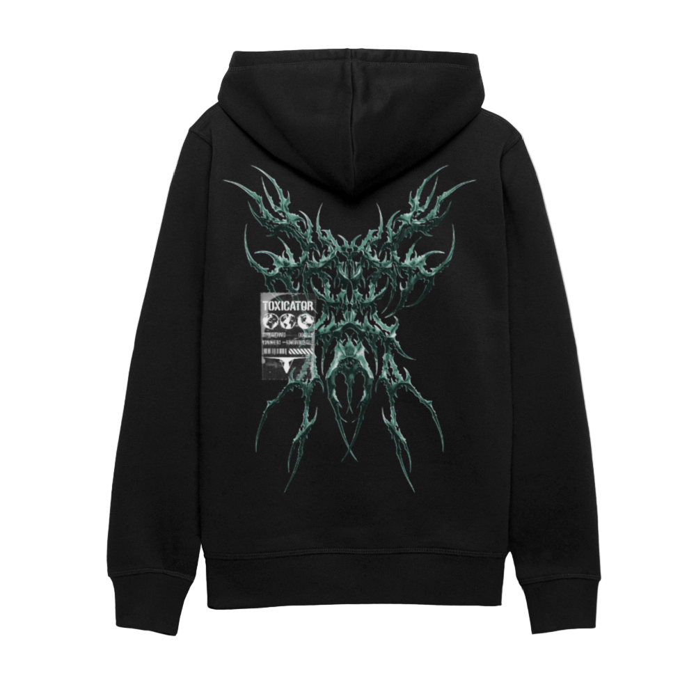 Toxic Creature - Unisex Organic Hoodie - Schwarz