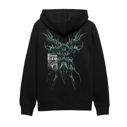 Toxic Creature - Unisex Organic Hoodie - Schwarz