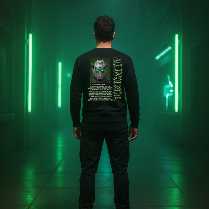 TOXICATOR 2025 Line Up - Unisex Organic Sweatshirt