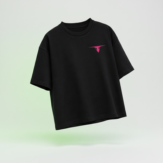 Toxic Raver Cropped T-Shirt 3D - 1