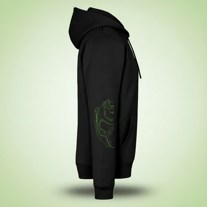 TOXICATOR Mask Hoodie - Seitenansicht final