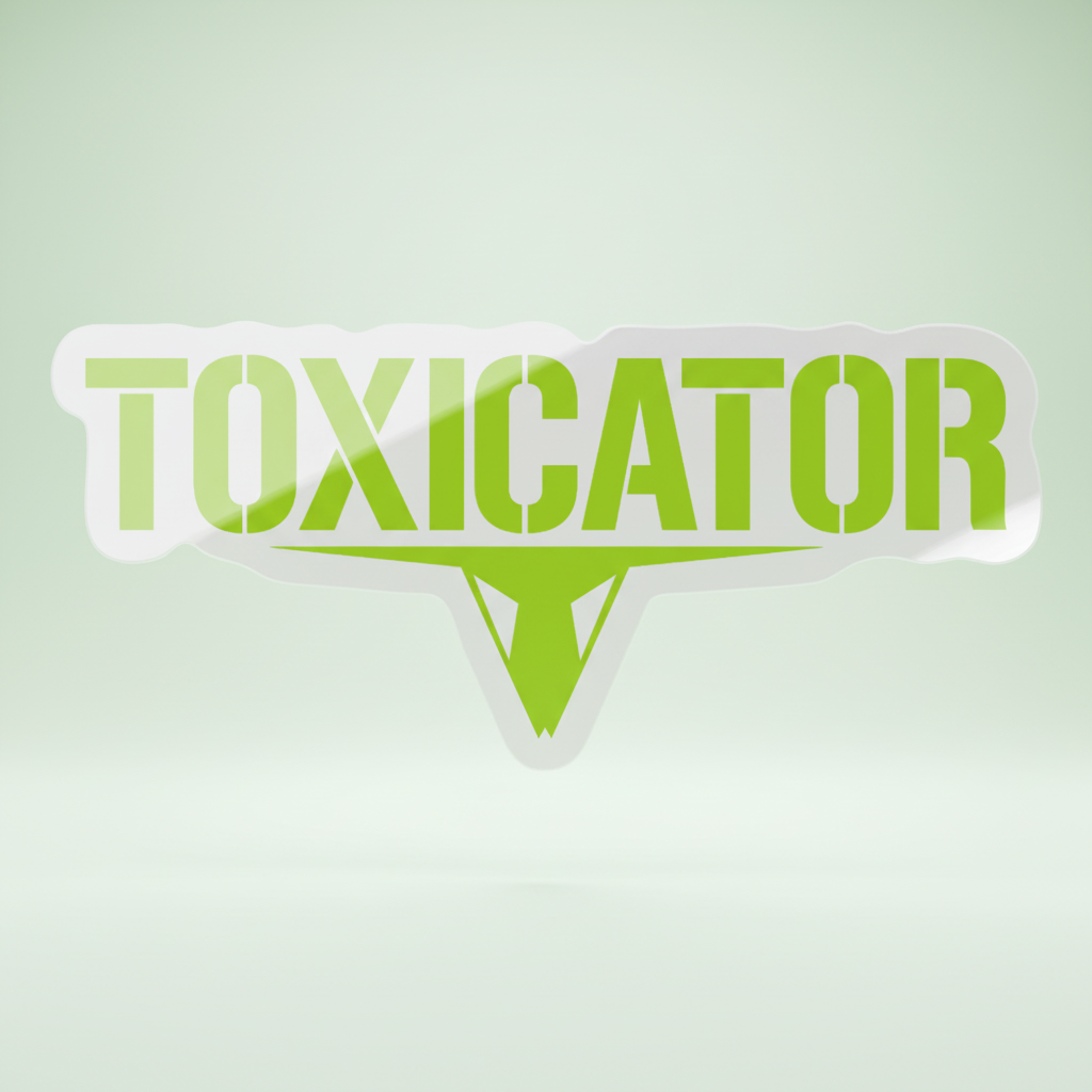 TOXICATOR Sticker 3D
